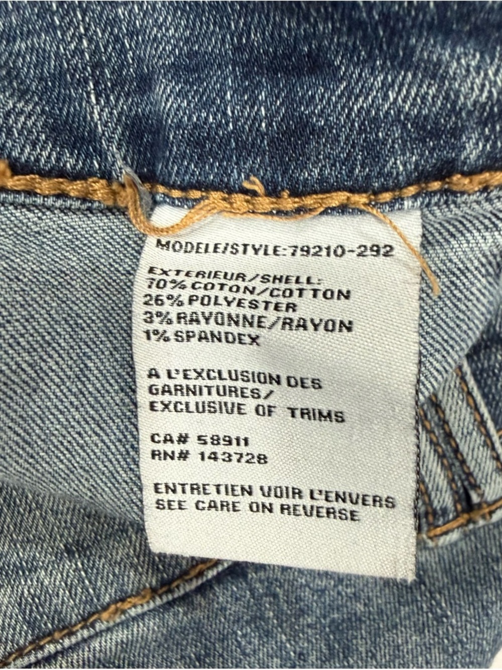 Tribal Women's Boot-Cut Jeans - Blue Wash - Picture 6 of 6